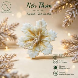 Nến Thơm Giáng sinh Sáp sạch & Tinh dầu thiên nhiên nguyên chất, quà tặng - Nhiều mẫu mã Opono Natural 3