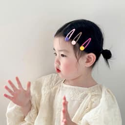 Túi 10 Chiếc Ghim Cặp Tóc Dễ Thương Trẻ Em, Nhiều Màu Sắc Series Scrunchies VOICON-[DA66] 1