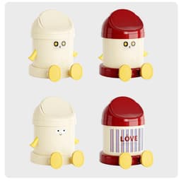 Thùng Rác Mini Để Bàn Nắp Lật Kèm Chân Kê Điện Thoại Thùng Rác Bàn Học Văn Phòng kdn1511 6