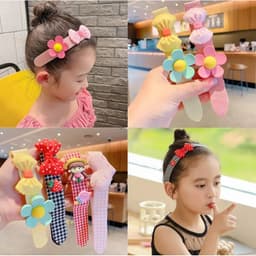 Băng Đô Dán Tóc Cho Bé Gái Phong Cách Hàn Quốc Cute 2