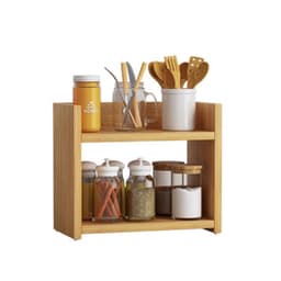 Kệ gia vị để bàn nhà bếp chất liệu gỗ MDF chống ẩm mốc LUX07 5
