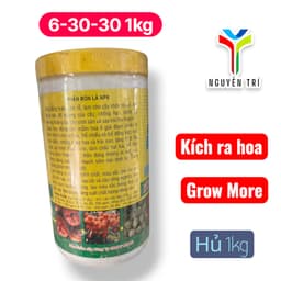 GROW MORE 6-30-30+TE (HỦ 0.5KG): BÍ QUYẾT KÍCH RA HOA ĐỒNG LOẠT, TĂNG ĐẬU QUẢ VƯỢT TRỘI! 4