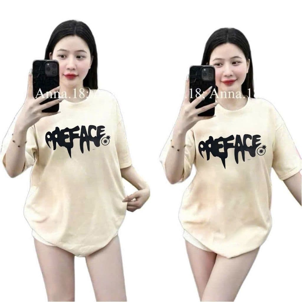[ Áo Thun MỎNG ] Áo thun cotton nữ Bình Dân cổ tròn vải mỏng nhẹ hình 3 ngôi sao chữ chảy -thoitrangthubio98