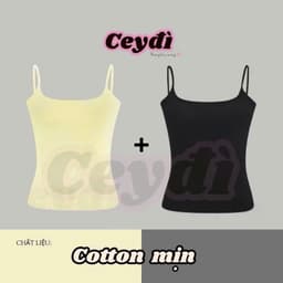 (NEW - Các size <48KG mặc vô tư) [KÈM ĐỆM MÚT ][2S] Áo 2 dây ĐỆM mút thắt eo siêu tôn dáng 2