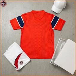 Bộ Quần Áo Bóng Đá Đội Tuyển Na Uy World Cup 2026 Mẫu Chính Thức- Vải Polyester Thái Gai Lưới 2