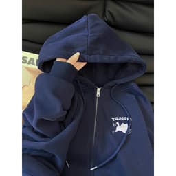 Áo khoác hoodie chất liệu nỉ cotton mềm mại, thoáng , thiết kế unisex hiện đại, form rộng trẻ trung, M097HS 3