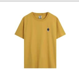 Áo thun nữ cổ tròn cotton 4 chiều mềm mại, đa dạng màu sắc, thoáng mát - hình GẤU XANH bassic 6