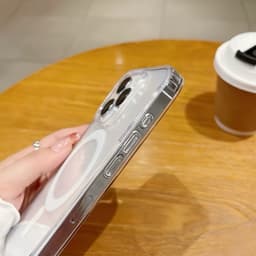 Ốp Sạc Không Dây Từ Tính Ốp lưng iPhone Cho Iphone 7 xs xr 11 12 13 14 15 16 Pro Max Plus Vỏ Cứng Chống Sốc Trong Suố 4