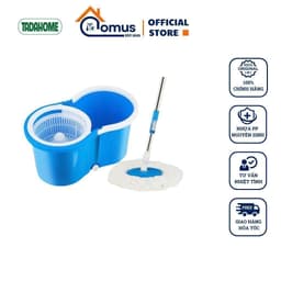 Bộ Lau Nhà Tự Vắt 360 Độ TADAHOME, Cây Lau Nhà, Chổi Lau Nhà Có Lồng Vắt Khô Tiện Lợi - DOMUS 1