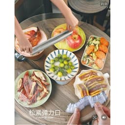 Túi 600 Cái Màng Bọc Thực Phẩm Size Lớn, Treo Tường Dạng Rút Tiện Lợi, Có Chun Co Dãn Đa Chiều Siêu Dai,  VOICON-[TTA11] 3