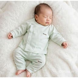 (Combo )Bộ Quần Áo Dài Tay Sơ Sinh Cạp Cao bambo  NT Vải Petit Thun Lạnh Pastel Mềm Mát Cho Bé 3-9kg 4