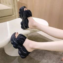 Dép xuồng bm công chúa 9p hàng nhập qc DéP Nữ Shoes GiàY Nhung Sandal 3