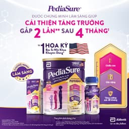1 lon PediaSure 1-10 tuổi dạng bột hương Vani 800g 2