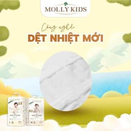 (COMBO 4BỊCH) BỈM MOLLY KIDS HÀN QUỐC MỎNG MỀM THẤM HÚT TỐT CHO BÉ 4