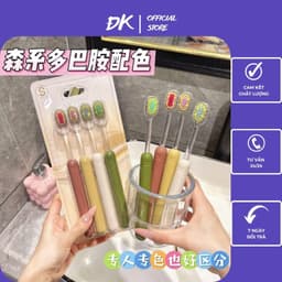 Sét 4 Bàn Chải Bản Rộng Lông Mềm Làm Sạch Sâu Gia Dụng ĐK VOICON-[TV01] 5