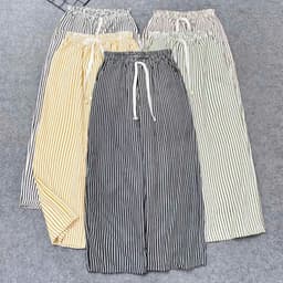 [ MỞ BÁN GIẢM 60% ] sét bộ đồ quần dài dây to đen+ mix áo phông form rộng giả thêu only youer -thoitrang98 6