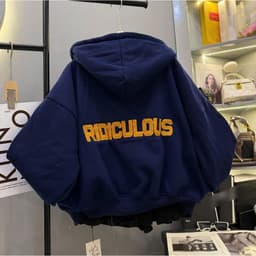 [ XẢ HÀNG ] ÁO NỈ HOODIE DÁNG RỘNG NAM NỮ FREE SIZE 40-75KG 2
