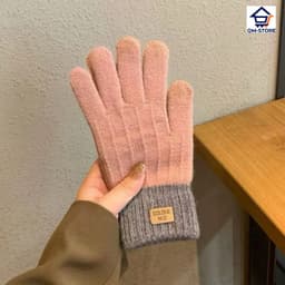 Găng tay len nam nữ cảm ứng Bao tay len cảm ứng sử dụng thuận tiện khi thao tác trên điện thoại QM-STORE 7