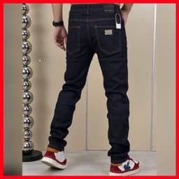 JEAN DENIM XANH, MỘT CHIẾC JEAN TỐI MÀU DÀNH CHO NHỮNG OUTFIT NAM TÍNH,TỐI GIẢN QJ-2007 VIC 5