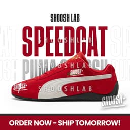 Giày Thể Thao Speedcat OG Red White Da Lộn Màu Đỏ Trắng Clever Man Store 1