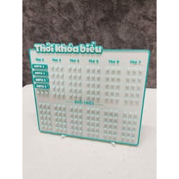 THỜI KHÓA BIỂU IN 3D ĐỒNG BỘ MÀU THEO YÊU CẦU - MÊ 3D 5