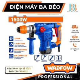 Máy khoan đục bê tông 1500W - 1050W Wadfow - WRH2D32 ,WRH2D26 1