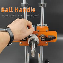 [ TẶNG TÚI ] Bộ Cữ Phay Gỗ Đục Lỗ Khóa Vân Tay Cao Cấp, Cữ Định Vị Lắp Khóa Cửa Điện Tử Bằng Nhôm Đúc Nguyên Khối, Inox 7