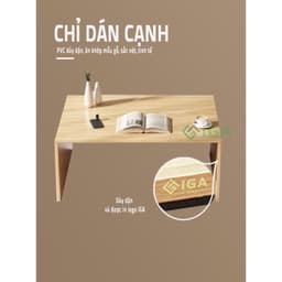 Bàn học ngồi bệt có thể kết hợp làm bàn trang điểm và bàn ăn Lux03 5