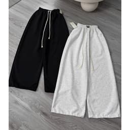 ( Free size 39-50kg ) Quần Dài Nữ Ống Rộng Lưng Cao Chất Liệu Da Cá  Mềm Mại Phù Hợp bốn mùa -thoitrang31588 1