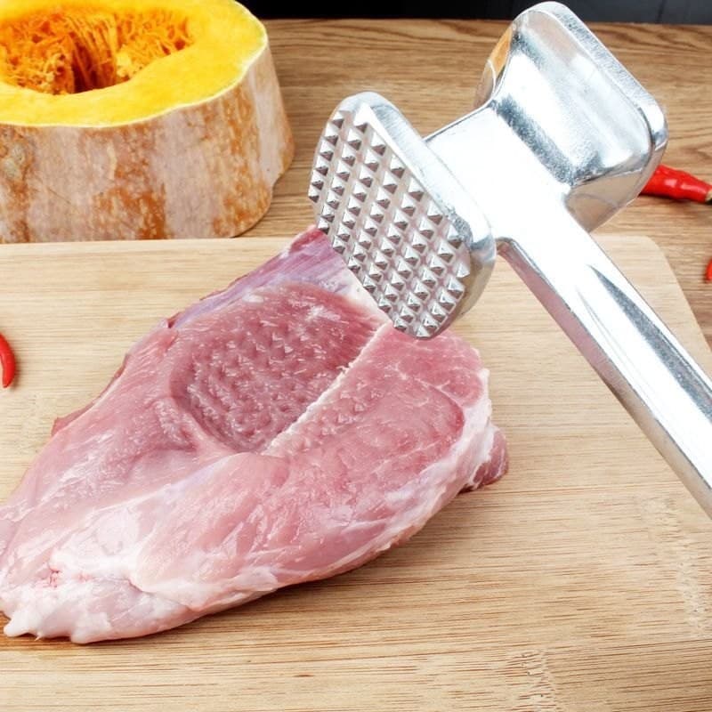 Bùa Đập Thịt 2 Đầu, Búa Đập Gừng Tỏi, Bùa Đập Đá Cán Dài, Búa Đập Thực Phẩm, Búa Giã Thực Phẩm