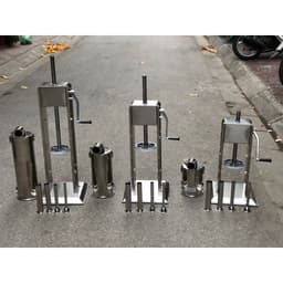 Máy đùn xúc xích tay 3L, 5L, 7L Inox 304 - Thiết bị làm lạp xưởng, nhồi dồi chất lượng cao. 7
