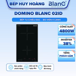 Bếp từ Domino BLANC 02ID | Inverter tiết kiệm điện | Bảo hành chính hãng 3 năm 1
