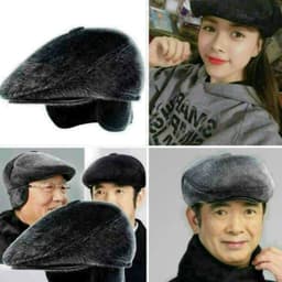 Mũ Nam Trung Niên Có Che Tai, Nón phong cách thời trang trung niên QM-STORE 6