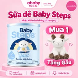 [Date 2028] Sữa Dê Baby Steps Goat New Zealand Cho Bé Từ Sơ Sinh (Lon 900g) 1