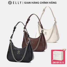 [Tặng hộp 20.10] Túi xách nữ thời trang ELLY EL343 túi đeo chéo đeo vai xách tay da tổng hợp cao cấp 1
