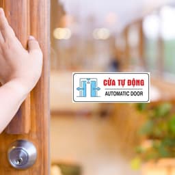 [Hỏa Tốc] Decal Dán Cửa Báo Hiệu "Cửa Tự Động - Automatic Door" Chống Thấm Nước, Bền Đẹp 3