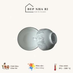 Lẻ món bát chén đĩa sứ  họa tiết Vân Đá MARBLE 7