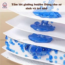 Combo Chăm Sóc Bé Botibo Kids - Tấm Lót Chống Thấm & Khăn Khô Đa Năng 7