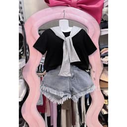 [ XẢ HÀNG ] Áo thun trơn form ôm - áo baby tee ôm body chất liệu thun gân co giãn 4 chiều-linhtrang99 2