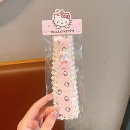 Miếng Dán Tóc Mái Thêu Thú Cưng Sanrio Đáng Yêu Giúp Định Hình Tóc Con Cho Bé Gái 3