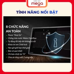 Bếp Từ Âm Đôi Eurosun EU-T210Pro 2 Vùng Nấu Kính Schott Ceran Inverter Tiết Kiệm Điện 7