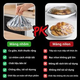 Tấm Nhôm Cách Nhiệt Bọc Thực Phẩm Vỏ Nhựa Cấp Thực Phẩm Giữ Nhiệt Bàn Ăn TTA11 Co Giãn Đàn Hồi Chống Dầu Dễ Giặt 2
