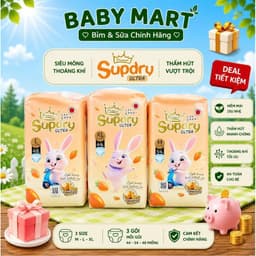 ( COMBO 2 BỊCH)Tã Bỉm Quần SUPDRY Ultra siêu mỏng , siêu nhẹ , siêu thấm hút . 1
