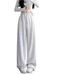 [ Rẻ Vô Địch ] Quần Dài Ống Rộng Cạp To Chất Nỉ 2 Da Hàn Quốc Eo Cao Tôn Dáng TROUSERRER 3