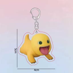 Móc Khóa Nailong Khủng Long  Meme Nhựa Acrylic Treo Balo-Qùa Tặng Bạn Bè 3