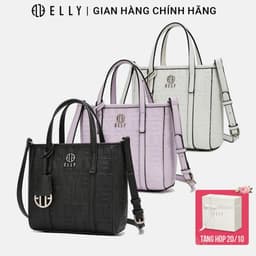 [Tặng hộp 20.10] Túi xách nữ thời trang ELLY EL338 tote bag da tổng hợp cao cấp chính hãng 1