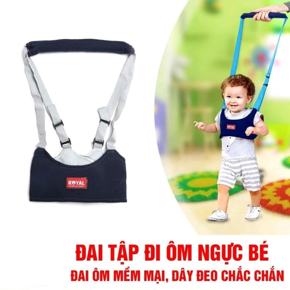 Đai tập đi Royal ôm ngực an toàn cho bé nhanh biết đi - Đai hổ trợ tập đi cho bé