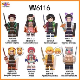DEMON SLAYER Đồ Chơi Lắp Ráp Các Nhân Vật Truyện Tranh Demon Slayer Tổng Hợp Siêu Đẹp 5