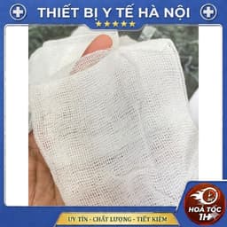 [Hộp 100 Miếng] Gạc Y Tế Phẫu Thuật Đắp Mặt Nạ An Lành 10cmx10cmx 6 Lớp 5