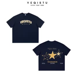 Áo Thun Local Brand VEQISTU " RADIANCE ", Áo Thun Boxy Form Rộng  250Gsm 100% Cotton 2 Chiều 5